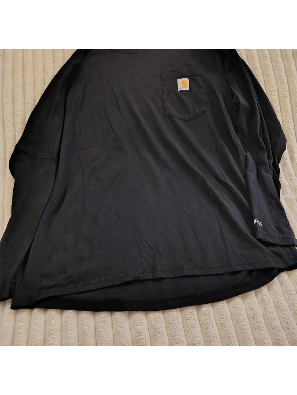 Carhartt Relaxed Fit Long Sleeve Shirt Men’s Size XL Black
